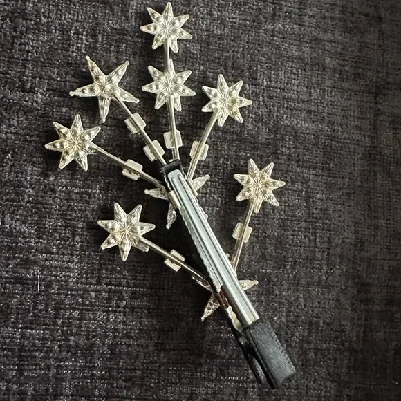 Shooting Stars Rhinestone Hair Pin. - Picture 3 of 3